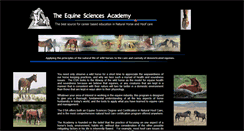 Desktop Screenshot of equinesciencesacademy.com